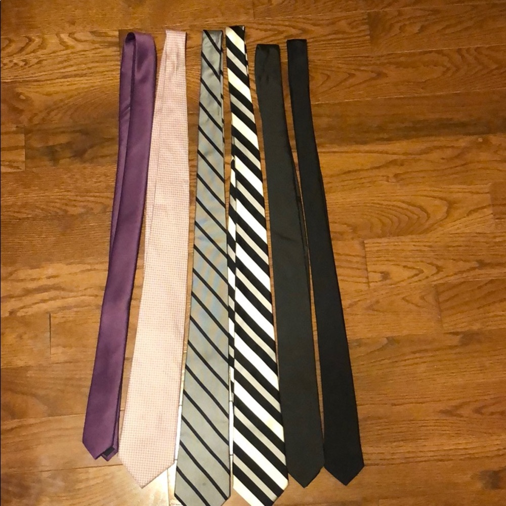 LOT of 6 men Ties